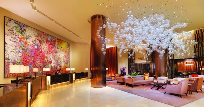 لابی هتل فیرمونت سنگاپور